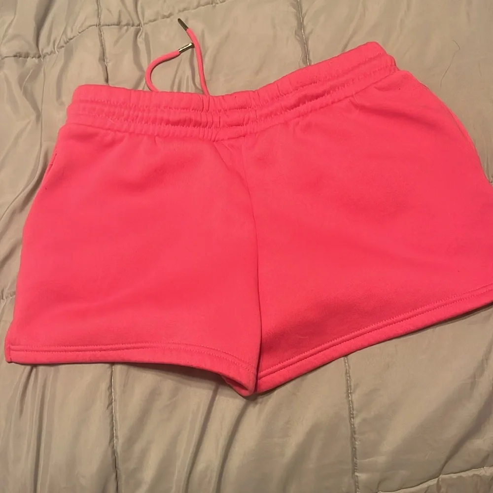 Pink Drawstring Shorts - Picture 2 of 3